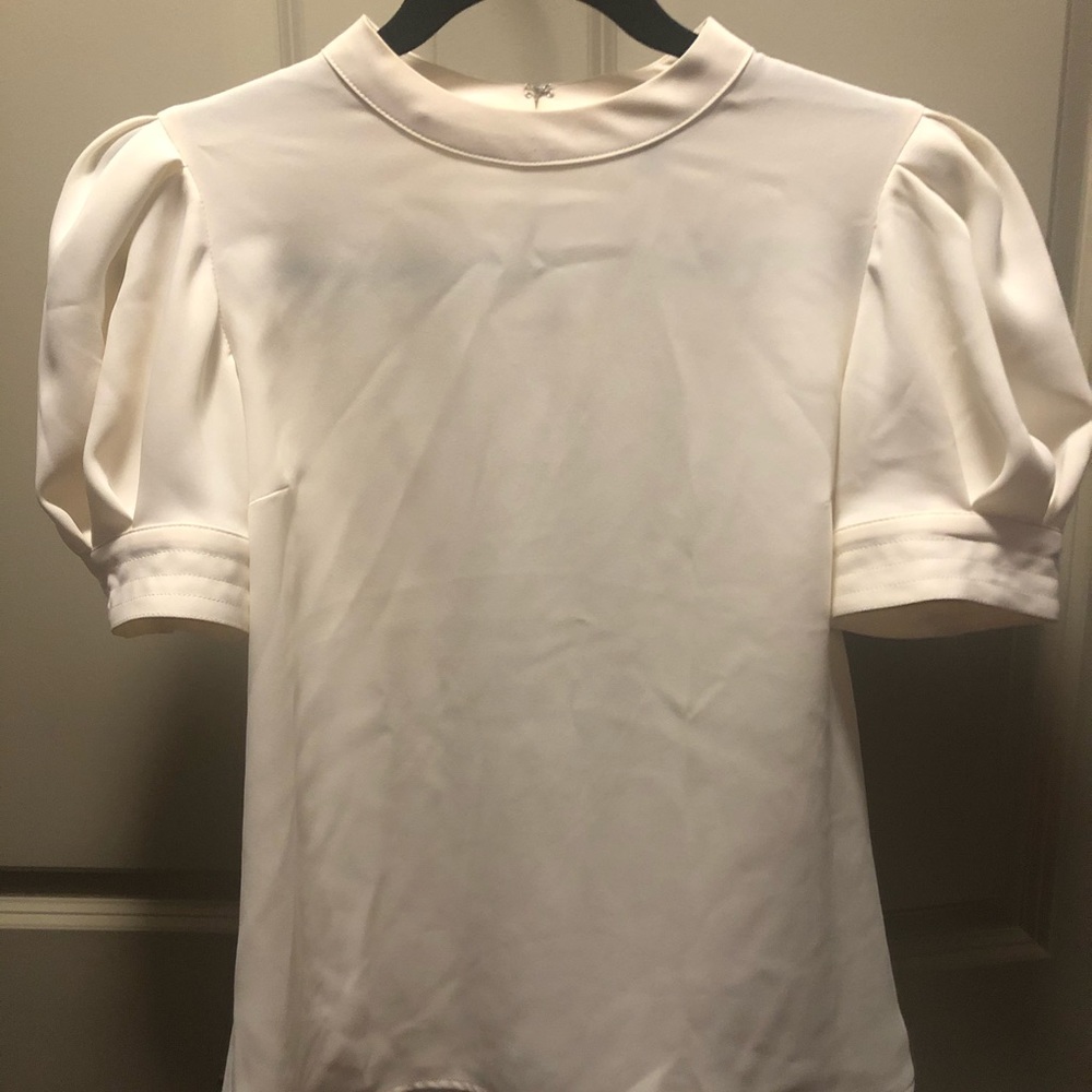 Cream blouse